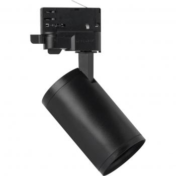 Mora Faretto da binario a led trifase GU10 Nero