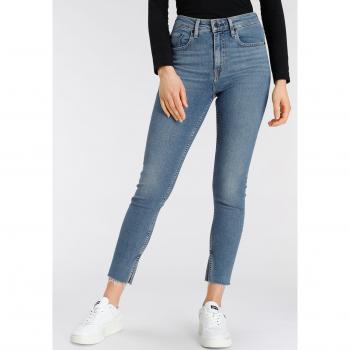 Blauwe skinny jeans met hoge taille, Levi's 721