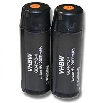 Batería Dual 2000 mAh VHBW 4 V – Conectividad Ryobi CSD42L