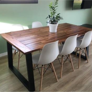 VidaXL Acacia Wood Dining Table 180x90 cm