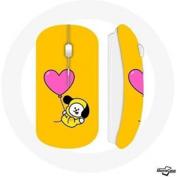Mouse Senza Fili Bangtan Boys BT21 Chimmy Jimin Arancione