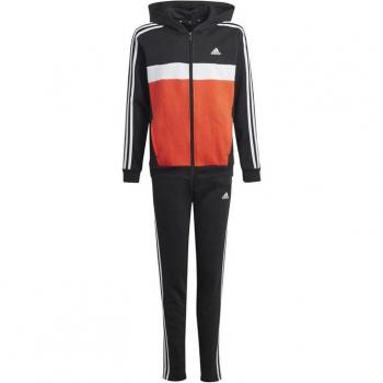 Tuta sportiva Tiberio 3-Stripes rossa e nera per bambini
