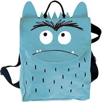 Mochila de guardería El Monstruo de Colores, Azul