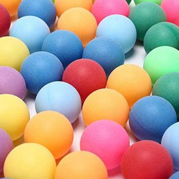 Paquete de 50 Pelotas de Tenis de Mesa Coloridas de 40mm