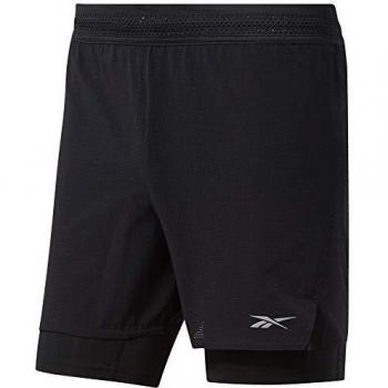 Reebok Herren Shorts One Series Epic 2-in-1, Schwarz, L