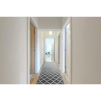 Tapis Morad Trelis 100 cm gris crème