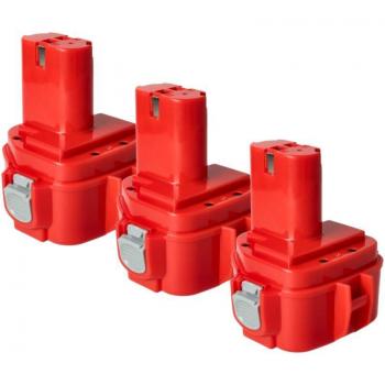 Batterie 3‑Unità Makita DA312 DWD/DZ/DWF 1500 mAh NiMH 12V