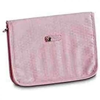 Portadocumentos unisex Ecopiel Rombos Rosa