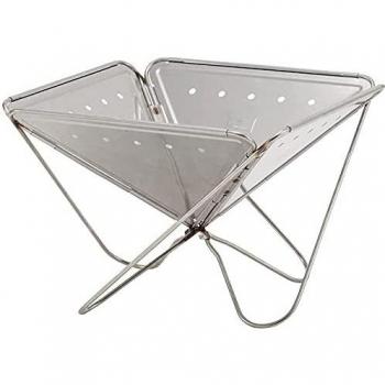 Snow Peak Pack & Carry Fireplace in Silver