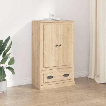 Vidaxl Buffet haut chêne Sonoma 60x35,5x103,5 cm bois d'ingénierie