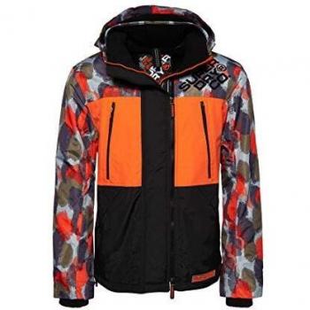 Veste polaire à capuche Superdry SD‑Wind Attacker orange (L)