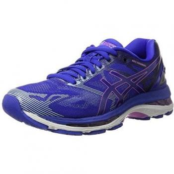 ASICS Women's Gel-Nimbus 19 Running Shoes, Blue Purple/Violet/Airy Blue, 4 UK