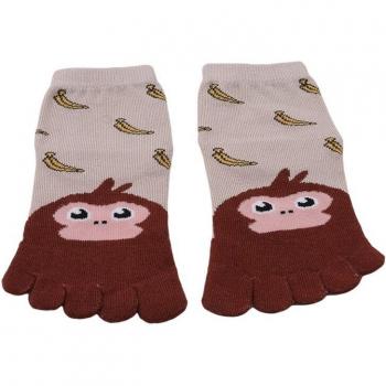 Chaussettes orteil Kawaii en coton pour enfants de 3 à 12 ans avec motifs d'animaux