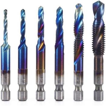 M3 M4 M5 M6 M8 M10 HSS Drill Tap Set