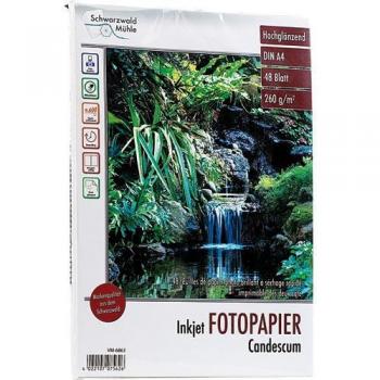 48 feuilles papier photo double face brillant A4