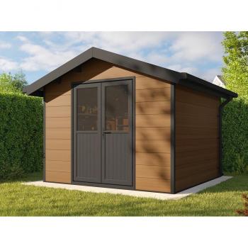 Abri Vélos ISORA 9m2 en WPC