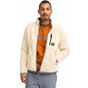 Timberland Herren Sherpa Mix Media Fleecejacke, beige