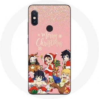 Xiaomi Redmi Note 5 AI Dual Camera Case with Demon Slayer Merry Christmas Design