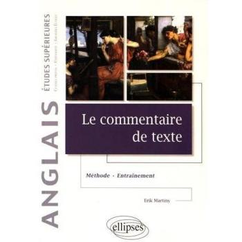 Le Commentaire de Texte Anglais Méthode Entraînement