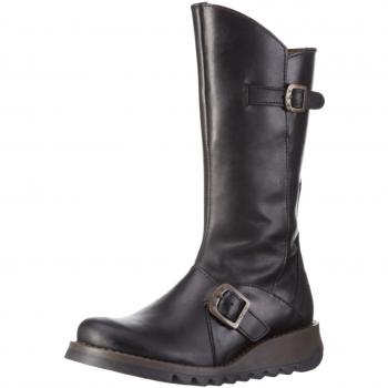 Fly London Womens Black Mes 2 Leather Boots