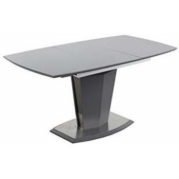 Gris Meuble Extensible 120/160 cm – Socle Central Acier