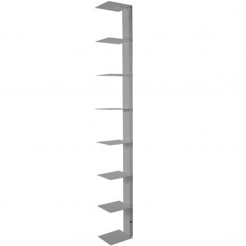 Radius Booktree Magazinregal – 746C, silber, Wandmontage