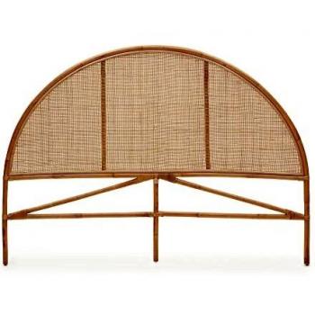 Tête de lit ronde en rotin Kave Home
