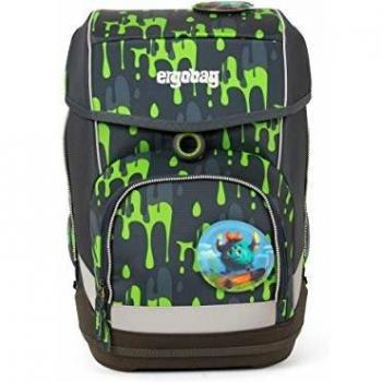 Ergonomisches Schulrucksack‑Set „Cubo“ von Ergobag – 5‑teilig, Grün