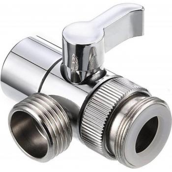 Kitchen Sink Faucet Switch Adapter – Splitter Diverter Valve with Water Tap Connector for Bathroom Accessories