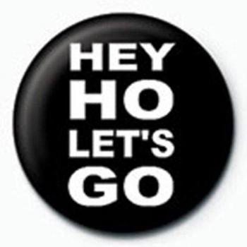 BT 76 Ansteckbutton – Ramones Hey Ho – Ø2,5 cm