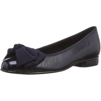 Gabor Ballerinas, Damen Mary Jane Halbschuhe, Blau (blue Leather/patent), Größe 42 EU / 8 UK