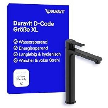 Mitigeur Noir Mat D-Code pour Lavabo