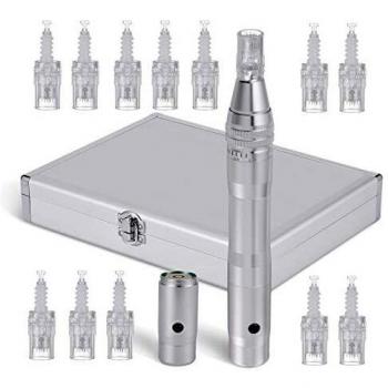 Wiederaufladbarer Derma Pen verstellbar von 0,25 bis 2,5 mm