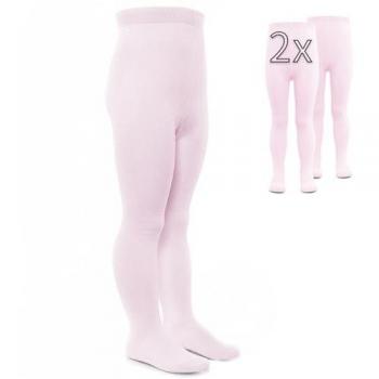 LaLoona Rosa Strumpfhosen Set für Kinder 2 Stück Gr. 62/68