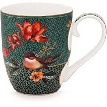 PiP Studio Porzellanbecher Winter Wonderland Bird Green