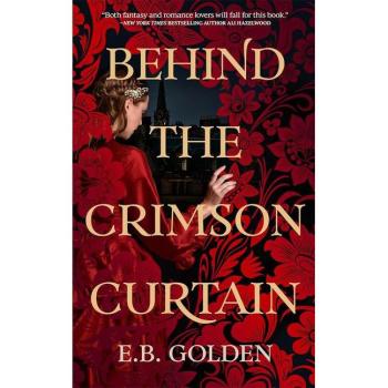 E.B. Golden Behind the Crimson Curtain Paperback Book in White