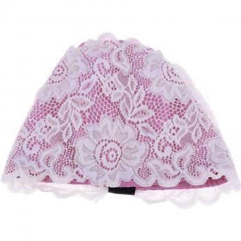Adult Swim Cap with Lace Design