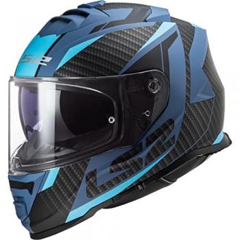 LS2 Casco Integral FF800 Storm II Racer Azul Mate XS