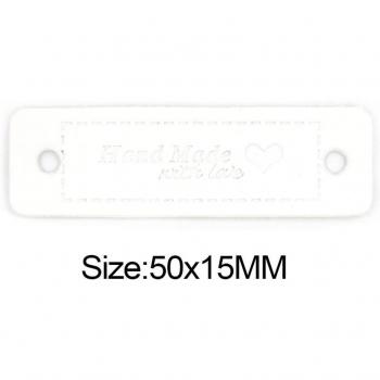 56x15mm PU Leather Tags