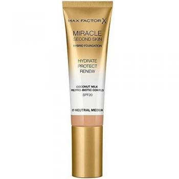 Max Factor Miracle Second Skin Foundation SPF 20 Neutral Medium 30ml
