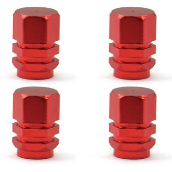 Válvulas de neumático de aluminio a prueba de polvo (4 unidades)