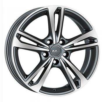 Cerchio in lega Mak Emblema 7.5x17 5x110 ET 40 Faccia Specchio Gunmetal