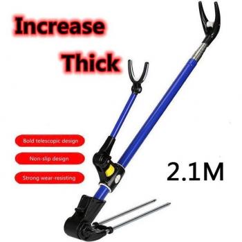 Support télescopique pour canne à pêche pliable 11,7-2,1 m