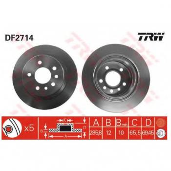 TRW DF2714 Standard Bremsscheibe