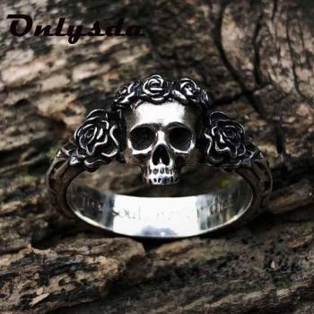 Men's 316L Stainless Steel Skull Ring