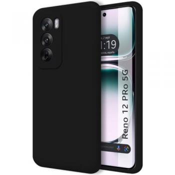 Funda de Silicona para Oppo Reno 12 Pro 5G Color Negro