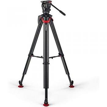 Sachtler aktiv8 flowtech75 MS (Carbon), Stativ, Schwarz