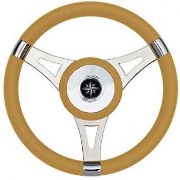 Savoretti Volante T29 da Ø 350 mm. con impugnatura in plastico morbido Beige Ø 350 mm