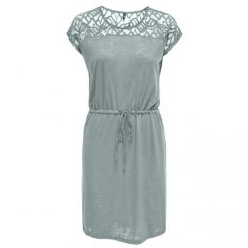 ONLY Spitzenkleid ONLSINDY LIFE S/S O-NECK MIX DRESS JRS – Lässig & Elegant, 24‑06‑2024