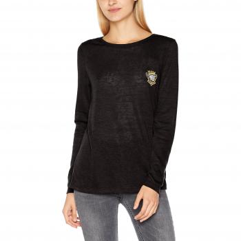 Camisa Manga Larga ONLY Onlrain para Mujer, Negro, Talla X-Large